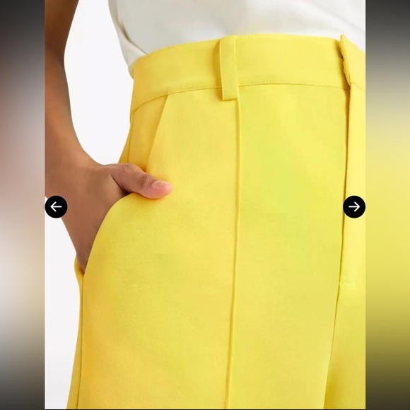 Cinq a sept AMANDA Pants Bright Yellow NWT - Picture 10 of 16